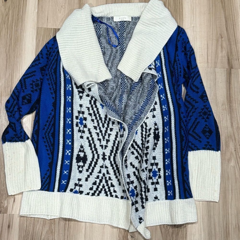 Anthropologie Elodie Mohair Aztec Cardigan Sweater Women’s Medium
